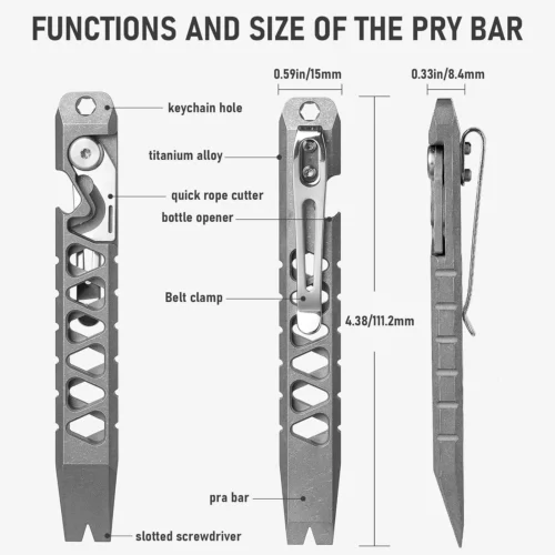 EDC_Main_ image_2 Titanium EDC Pry Bar