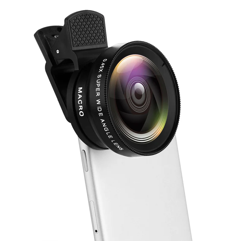 Zealviz 0.45X Wide Angle & 12.5X Macro HD Camera Lens for Mobile Phones