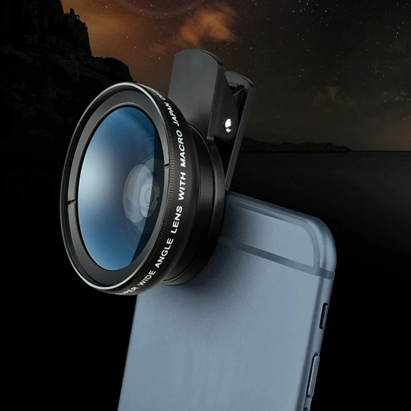 Zealviz 0.45X Wide Angle & 12.5X Macro HD Camera Lens for Mobile Phones