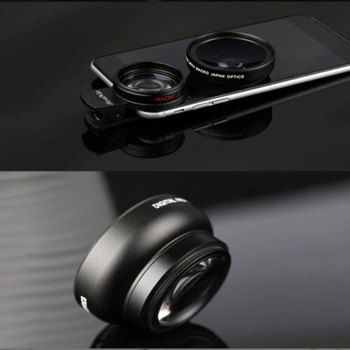 Zealviz 0.45X Wide Angle & 12.5X Macro HD Camera Lens for Mobile Phones