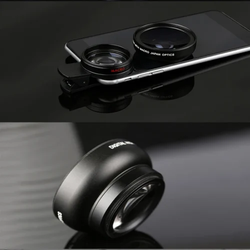 Zealviz 0.45X Wide Angle & 12.5X Macro HD Camera Lens for Mobile Phones