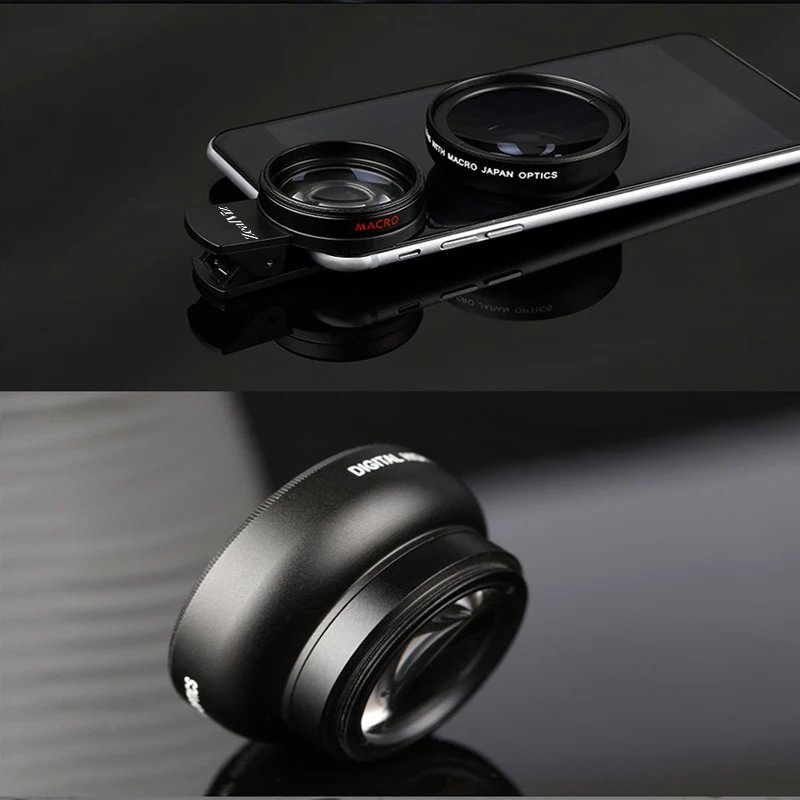 Zealviz 0.45X Wide Angle & 12.5X Macro HD Camera Lens for Mobile Phones