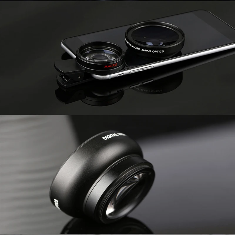 Zealviz 0.45X Wide Angle & 12.5X Macro HD Camera Lens for Mobile Phones