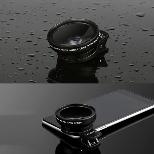 Zealviz 0.45X Wide Angle & 12.5X Macro HD Camera Lens for Mobile Phones