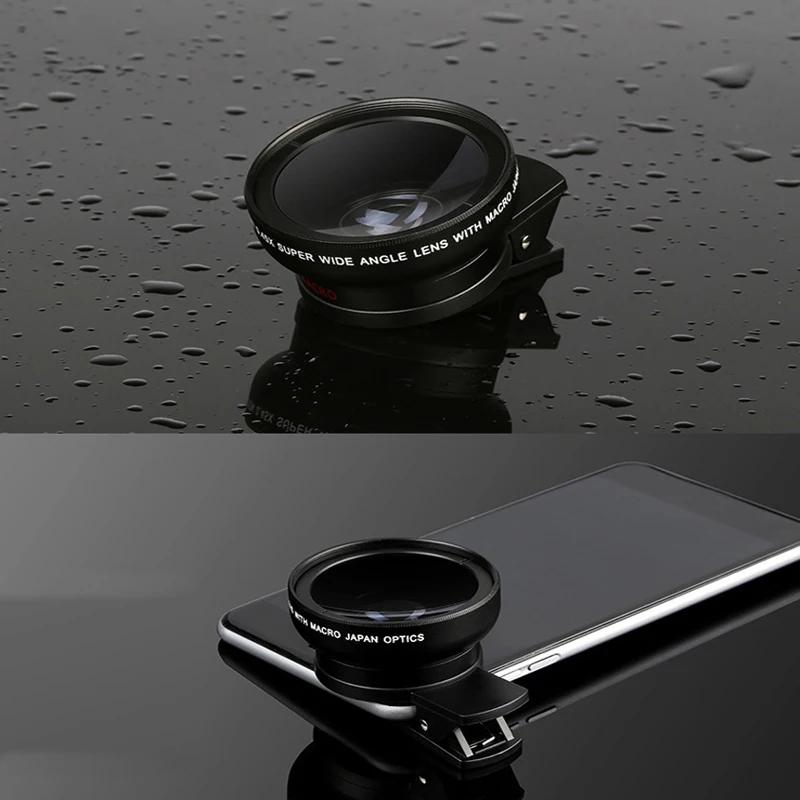 Zealviz 0.45X Wide Angle & 12.5X Macro HD Camera Lens for Mobile Phones