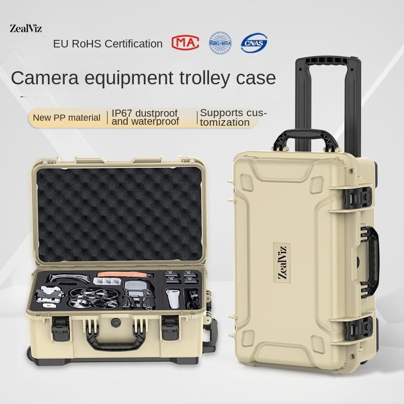 Zealviz Multifunctional Waterproof Tool & Telescope Photography Equipment Trolley Case
