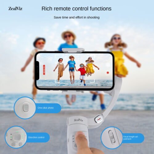 Zealviz M1 3-Axis Handheld Gimbal Stabilizer with Smart Face Tracking for Live Shooting