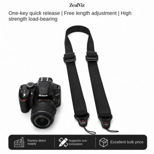 Zealviz Adjustable Anti-slip Camera Sling Strap with Quick Release Buckle for Outdoor Photography