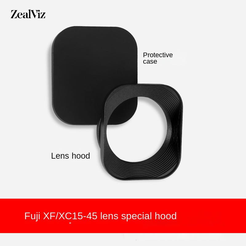 Zealviz Metal Square Lens Hood for 37-52mm Mirrorless Camera Lenses