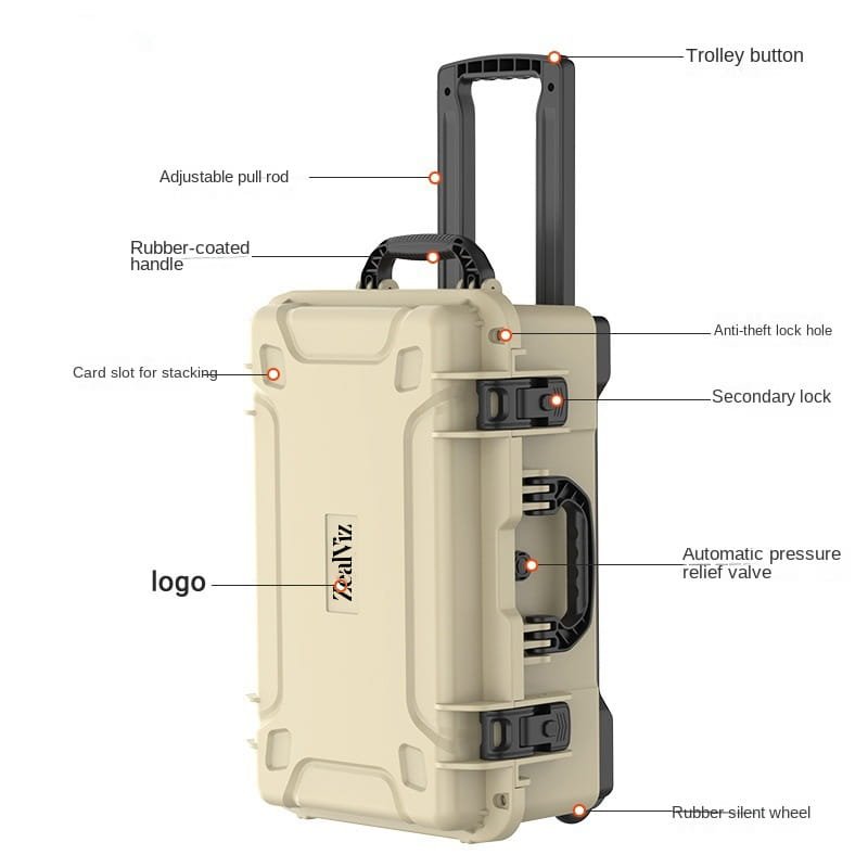 Zealviz Multifunctional Waterproof Tool & Telescope Photography Equipment Trolley Case