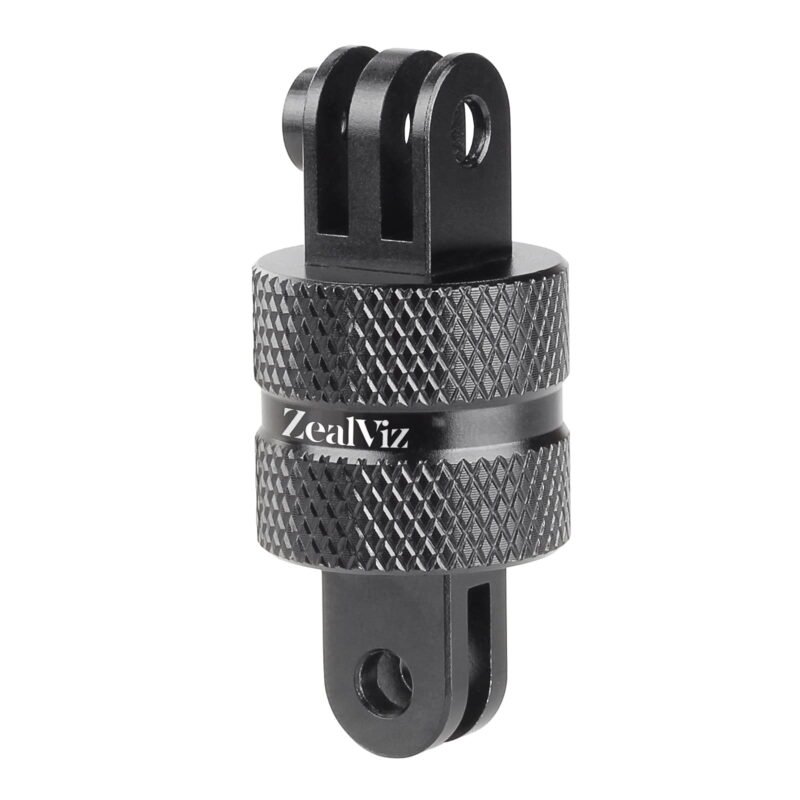 Zealviz 360 Degree Rotation Aluminum Mount Tripod Adapter for GoPro