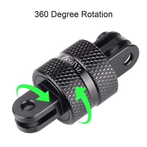 71wvg4gGwLL Zealviz 360 Degree Rotation Aluminum Mount Tripod Adapter for GoPro