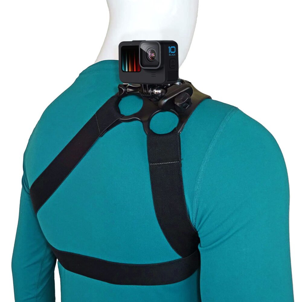AdjustableShoulderStrapGripMountForGoProHero10 Zealviz Adjustable Shoulder Mount for GoPro