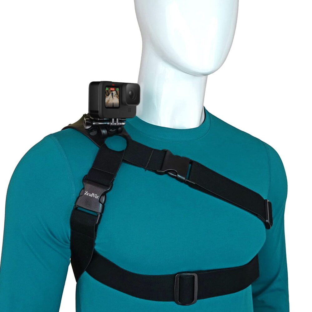 AdjustableShoulderStrapGripMountForGoProHero9 Zealviz Adjustable Shoulder Mount for GoPro