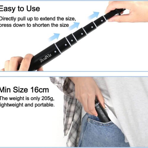 Zealviz Extendable Selfie Stick for Action Cameras & Smartphones (16-64cm)