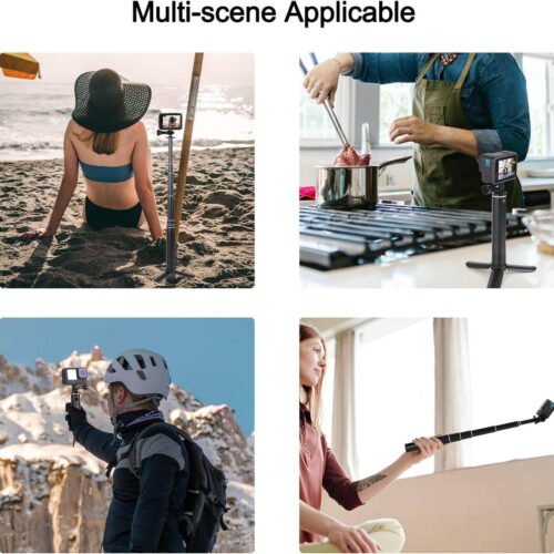 Zealviz Extendable Selfie Stick for Action Cameras & Smartphones (16-64cm)