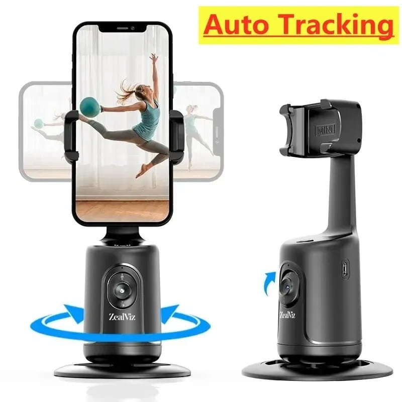 Zealviz Mini Auto Face Tracking 360° Rotation Cell Phone Tripod Stand