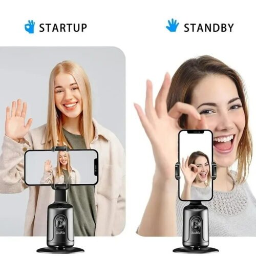 Zealviz Mini Auto Face Tracking 360° Rotation Cell Phone Tripod Stand
