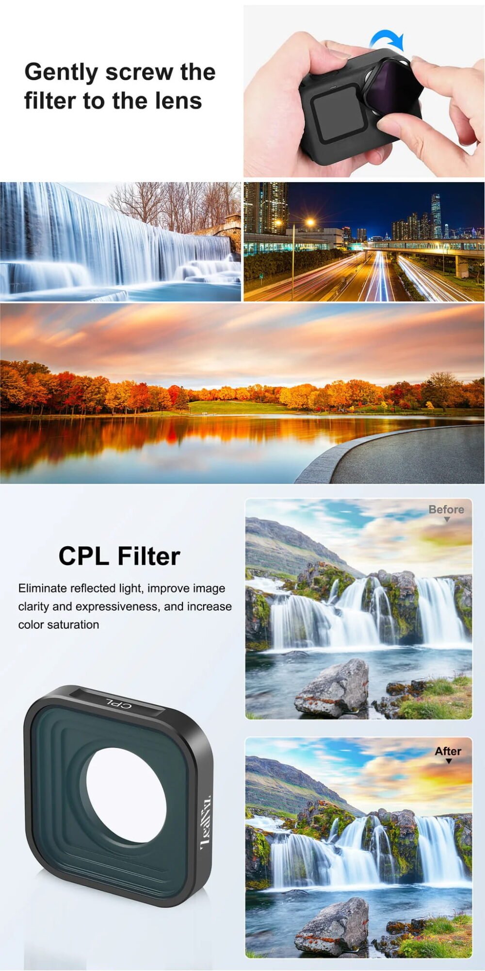W405351details_2048x2048 Zealviz Action Camera CPL & ND Lens Filter for GoPro Hero 11 Mini/11/10/9 (Black)