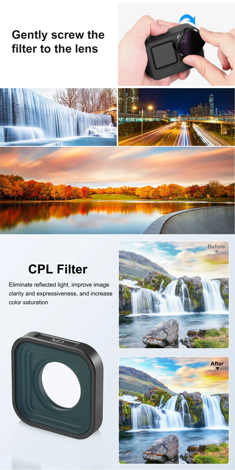 W405351details_2048x2048 Zealviz Action Camera CPL & ND Lens Filter for GoPro Hero 11 Mini/11/10/9 (Black)