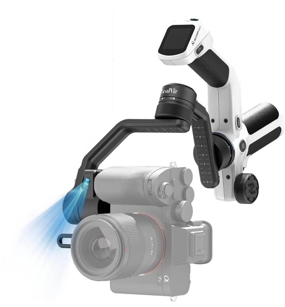 Zealviz SCORP Mini 2 All-in-One 3-Axis AI Tracking Gimbal for Cameras & Phones
