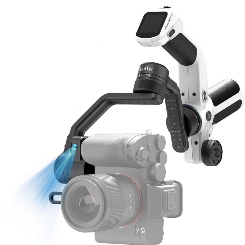 Zealviz SCORP Mini 2 All-in-One 3-Axis AI Tracking Gimbal for Cameras & Phones