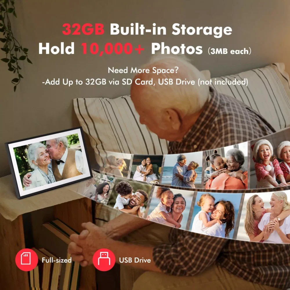 image_4 Zealviz 15.6 Inch Frameo WiFi Digital Photo Frame with 1080P FHD Touch Screen & 32GB