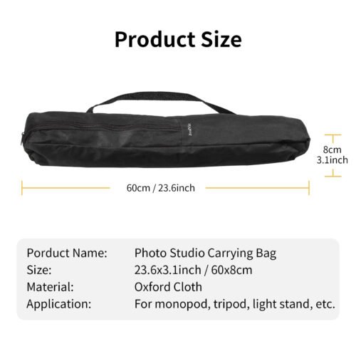 image_4 Zealviz 23.6" Carrying Case Bag with Strap for Tripods & Light Stands