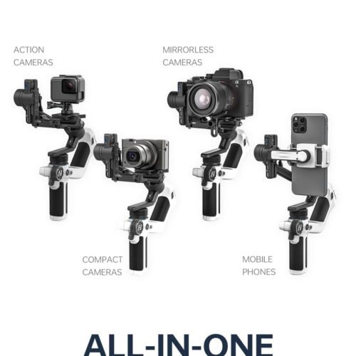 Zealviz SCORP Mini 2 All-in-One 3-Axis AI Tracking Gimbal for Cameras & Phones