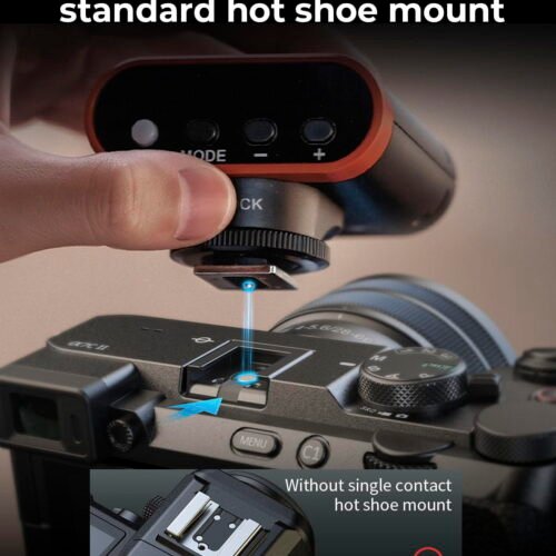 Zealviz RS20 Mini GN12 Speedlite Camera Flash with 2000mAh Battery & OLED Screen