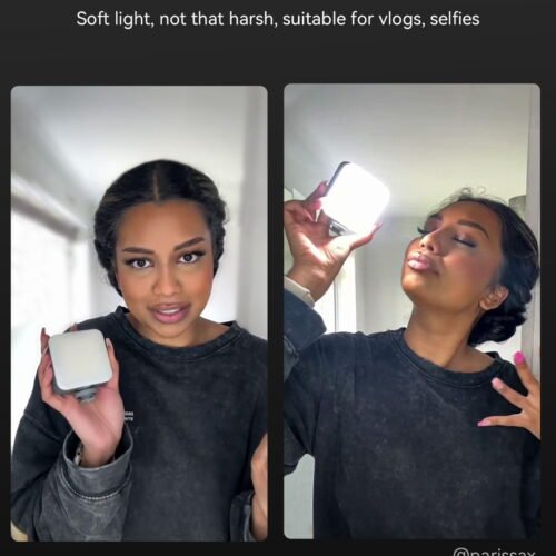 Version 1.0.0 Zealviz P96 Mini Bi-Color LED Video Light (2700-6500K) with 2200mAh & Cold Shoe