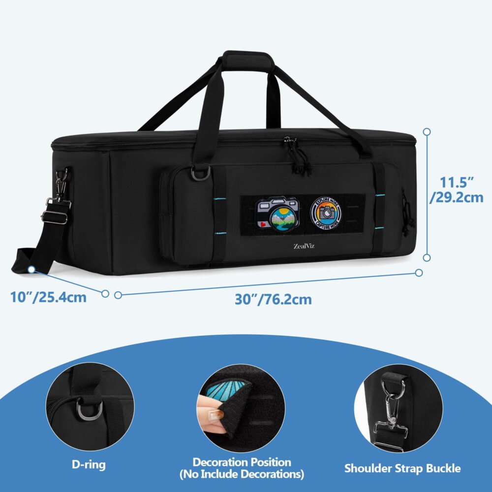 image_6 Zealviz 30" Tripod Travel Bag & Photo Studio Equipment Case (Bag Only)