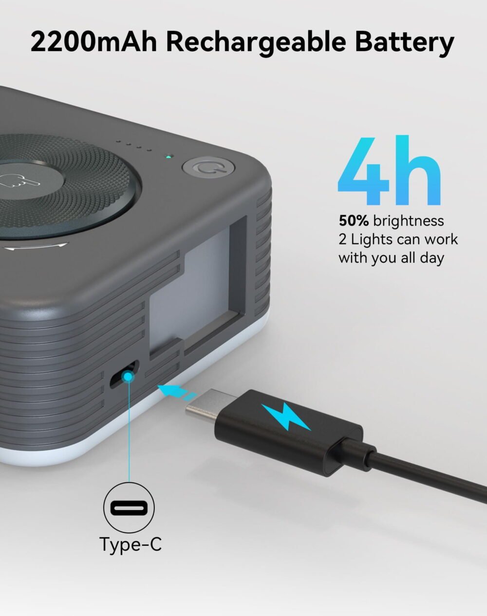 Version 1.0.0 Zealviz P96 Mini Bi-Color LED Video Light (2700-6500K) with 2200mAh & Cold Shoe