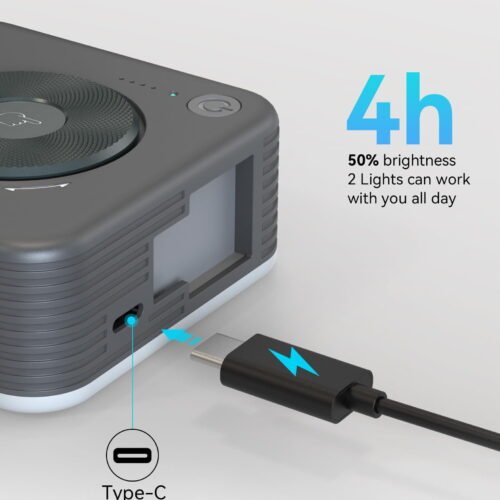Version 1.0.0 Zealviz P96 Mini Bi-Color LED Video Light (2700-6500K) with 2200mAh & Cold Shoe