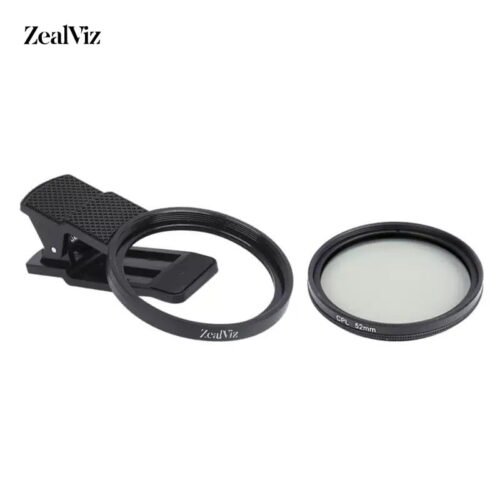 lv-5 Zealviz Mini Polarizer & ND Lens Filters for Phone & Tablet to Eliminate Reflection