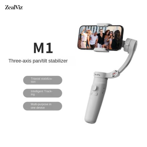 Zealviz M1 3-Axis Handheld Gimbal Stabilizer with Smart Face Tracking for Live Shooting