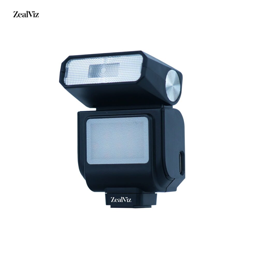主图-5 Zealviz Foldable Mini On-Camera Flash & Fill Light for Mirrorless Cameras