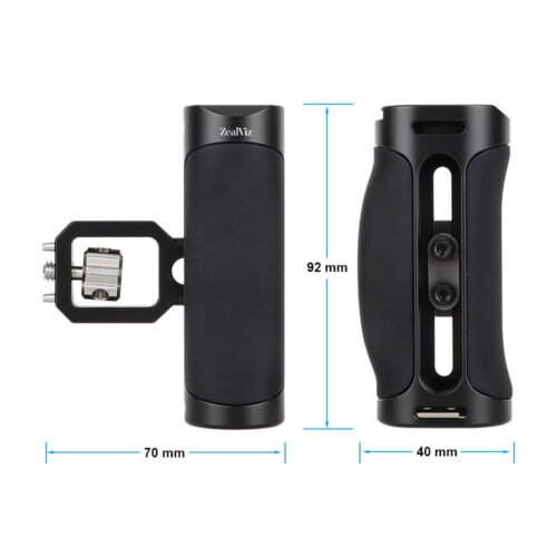 Zealviz HDRIG Silicone Handle Camera Cage with 1/4 ARRI Screw, Model 4007
