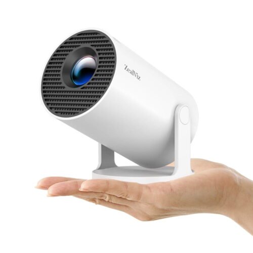 Zealviz HY300Pro Smart Mini Projector with WiFi 6, Android 14 & 4K Support