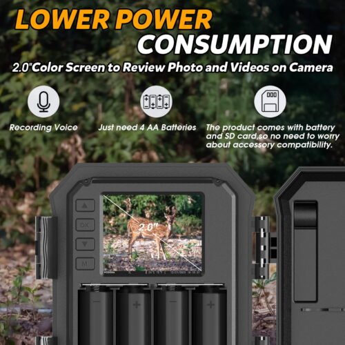 Version 1.0.0 Zealviz 3 Pack 48MP 4K Trail Cameras with No-Glow Night Vision & IP66 Waterproof