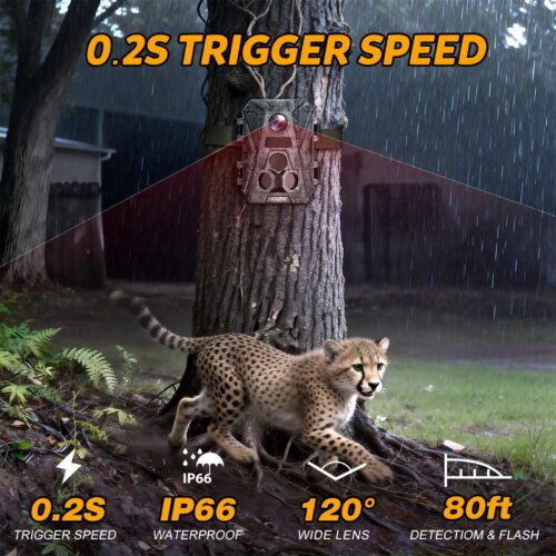 image_7 Zealviz 3 Pack 48MP 4K Trail Cameras with No-Glow Night Vision & IP66 Waterproof