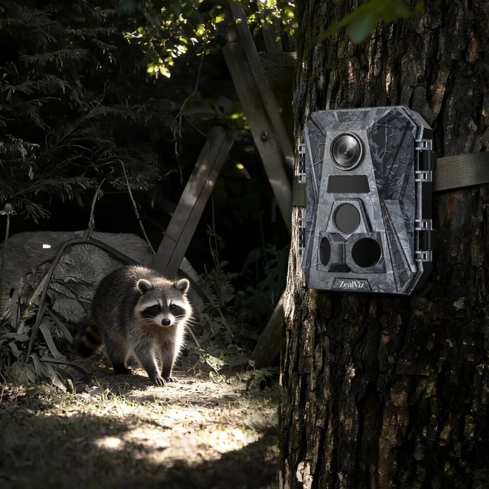 image_8 Zealviz 3 Pack 48MP 4K Trail Cameras with No-Glow Night Vision & IP66 Waterproof