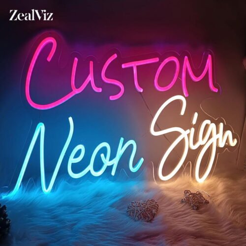 Zealviz LED Neon Acrylic Light Sign for Logo & Billboard Decoration