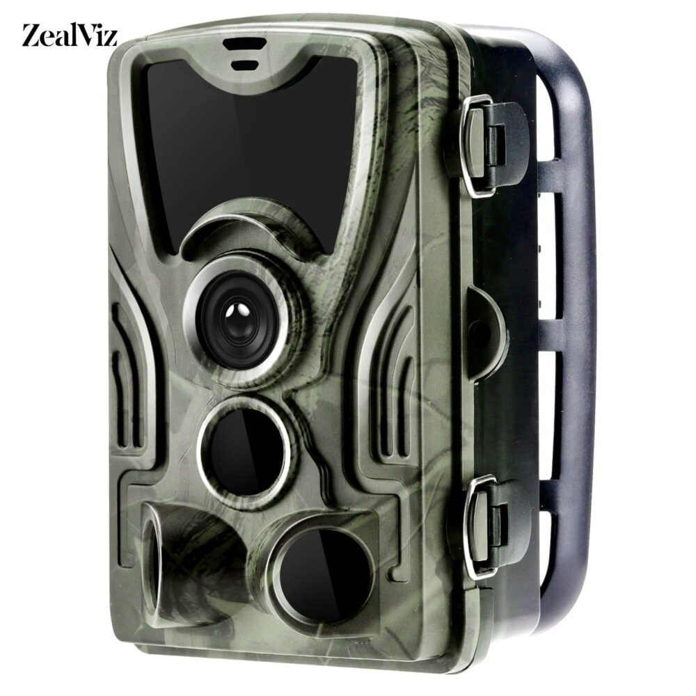 Zealviz 2.7K Infrared Night Vision Trail Camera for Outdoor Wildlife Monitoring