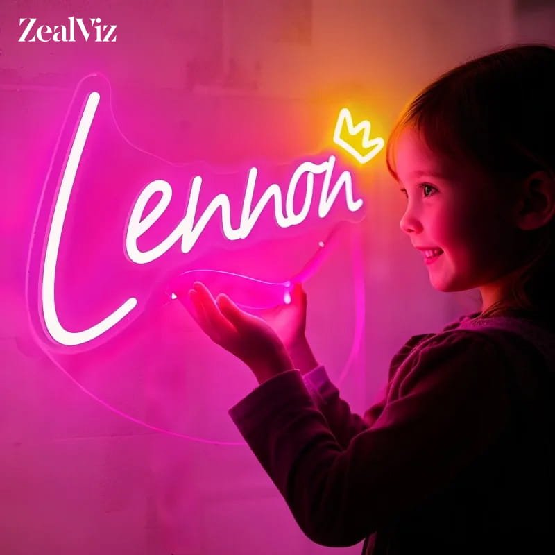 Zealviz LED Neon Acrylic Light Sign for Logo & Billboard Decoration