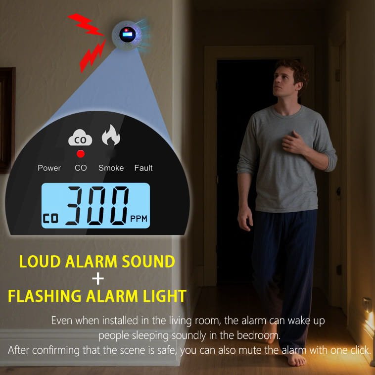 Zealviz New 2-in-1 Smoke and Carbon Monoxide Alarm with Wi-Fi Connectivity