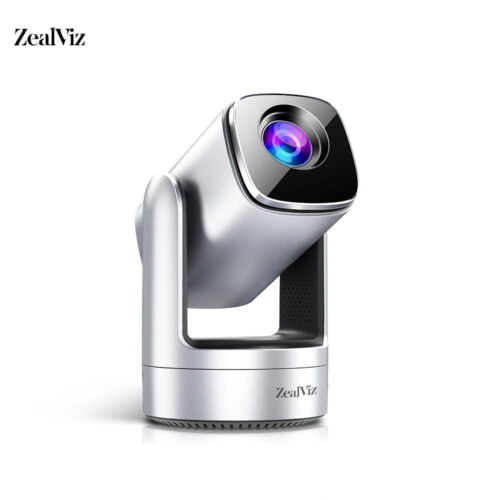 主图-5 Zealviz 4K HD Portable Outdoor Projector, Built-in Battery, WiFi & Android Smart Home Theater Projector